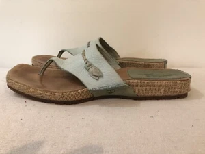 Sandalias Timberland Comforia System Lt para mujer de cuero granulado azul talla 9,5 - Imagen 1 de 12