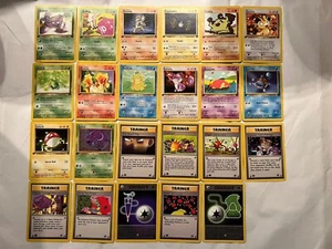 Pokémon 1st Edition Team Rocket Common Set 23 card NM-Mint WOTC Vintage - Picture 1 of 1