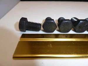 7/16-14 x 3/4" Grade 8 Bolt Black Oxide VINTAGE Made in Japan New Quantity 6 - Picture 1 of 3