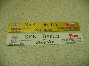 Namensschild für Modellständer mit Daten - SRK Berlin - Bild 1 von 5