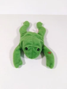TY Beanie Babies "Legs" The Frog 1993 (DSLRT08K) Missing Tag - Picture 1 of 4
