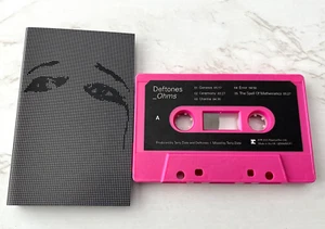 Deftones Ohms CASSETTE Tape LTD ED. PINK NEON UK IMPORT! Chino Moreno, Palms OOP - Picture 1 of 3