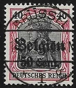 DT.BESETZUNG BELGIEN Mi.Nr.20 bI o gepr. Hey BPP, seltene Marke, Mi. 400 Euro - Bild 1 von 2