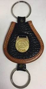 Vintage~Dooney & Bourke*PRE TAG*Black*Retractable*Key Ring*Key Fob*17117Q S165 - Picture 1 of 1