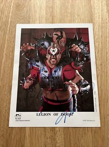 Hawk & Animal Signed Legion Of Doom Vintage 1997 WWF Promo Photo Road Warriors - Picture 1 of 12