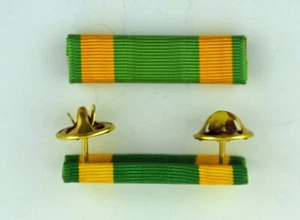 US Spanish American War Service Medal Mounted Ribbon Bar - Made in USA - Bild 1 von 1