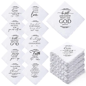 Taschentücher für Männer Frauen Christen Schulanfang Geschenk Großpackung Bibelvers Ch... - Bild 1 von 7