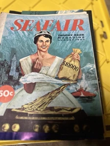 1960 Seattle Seafair Trophy Race Official Program Magazine Hydroplanes - Picture 1 of 1