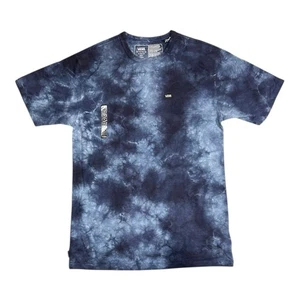 Vans Off The Wall klassische Passform blau Batik T-Shirt Herren Medium neu mit Etikett $ 45 - Bild 1 von 6