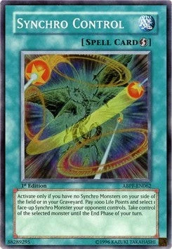 YuGiOh Synchro Control ABPF-EN062 Super Rare Englisch Excellent unl. - Bild 1 von 2