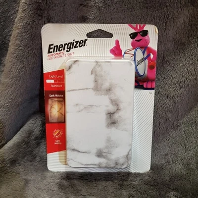 Energizer Marble Look LED Soft White Night Light, Light Sensor - Image 1 of 4