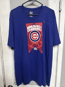 Camiseta de la Serie Mundial de los Chicago Cubs para hombre marca '47 talla XXL - Imagen 1 de 7