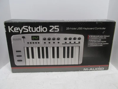 M-Audio KeyStudio 25 MIDI Controller Keyboard, Complete iob - Image 1 of 4