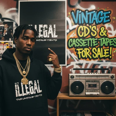 •ILLEGAL ~ THE UNTOLD TRUTH• ~1993 OG PRESSING~ (CASSETTE TAPE) (RED SHELL) (2) - Image 1 of 4