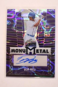 2024 Leaf Metal MonuMetal Dean Moss Auto MM-DM3 Purple /9 - Picture 1 of 2