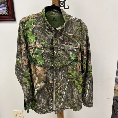 Mossy Oak Size S/P Men’s Camouflage Button Up Long Sleeve Shirt NWOT - Image 1 of 4