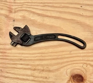 Vintage Bonney 12” Curved Adjustable Wrench Patented June 1, 1915 - Picture 1 of 6