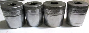 Enchufes de accionamiento vintage de acero al vanadio de calidad Chromex de 12 puntos 1/2 - Cantidad 4 - Imagen 1 de 4