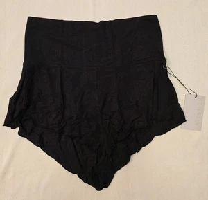 $65 NEGATIVE Underwear Women's Whipped Weightless Mini Short- Black - (Small) - Picture 1 of 10