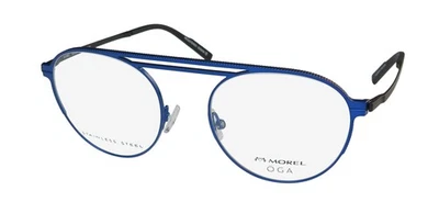 NOVO ÓCULOS OGA 10136O BN09 METAL E PLÁSTICO PILOTO ARO COMPLETO AZUL FRANÇA - Imagem 1 de 4