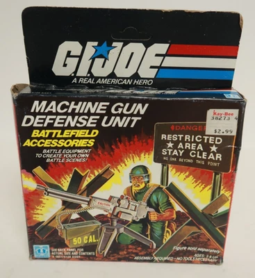 Unidad de defensa de ametralladora Battlefield Accesorios GI Joe Figura Acton de colección #6651 Foto 1 de 4