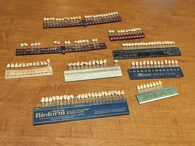 Lote guía de sombra dental vintage Foto 1 de 4