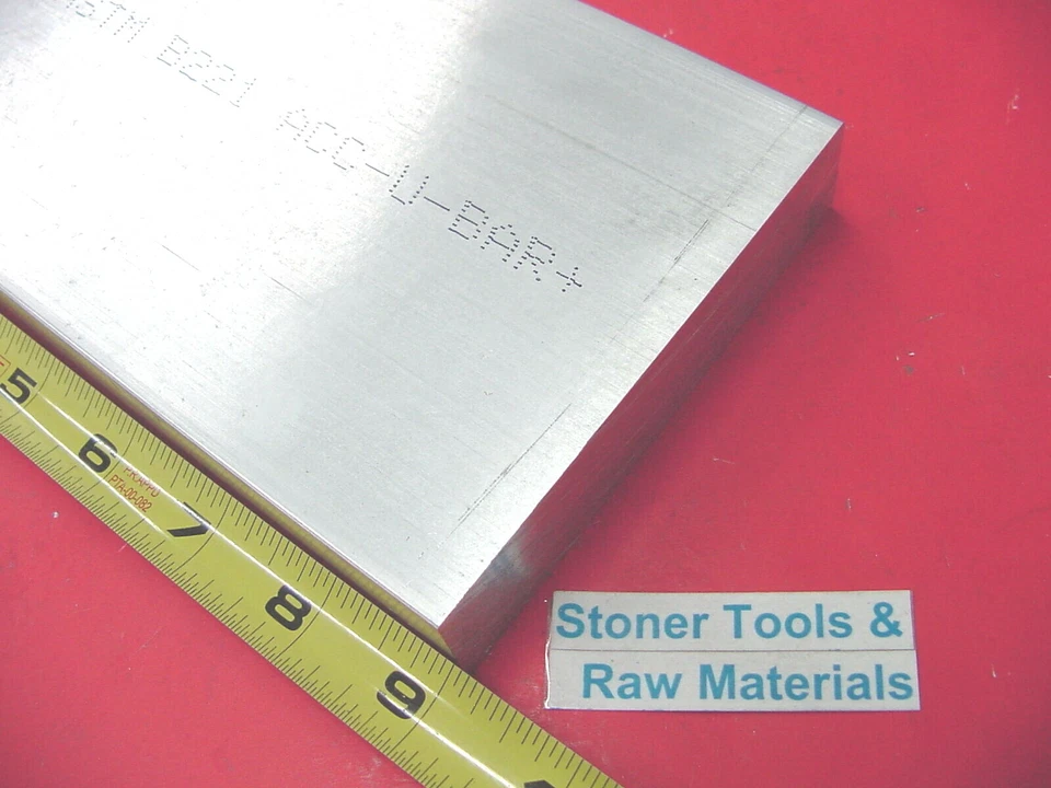 1" X 6" ALUMINUM 6061 T6511 FLAT BAR 9" long Solid Extruded Mill Bar Stock New - Image 1 of 1