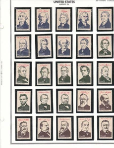 US Scott # 2216 - 2219 AMERIPEX 86 Presidents SS Set of Singles - Picture 1 of 2