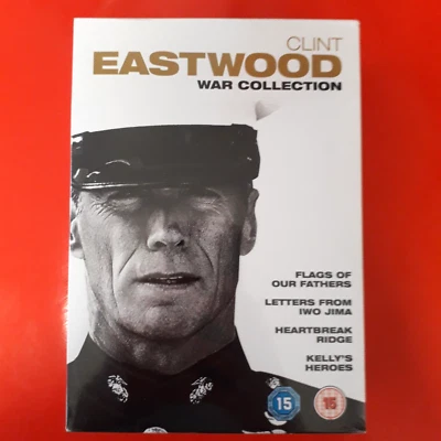 CLINT EASTWOOD - WAR COLLECTION - DVD - ( 4 DISC ) - REGION 2 - 2013 - NEW - Image 1 of 3