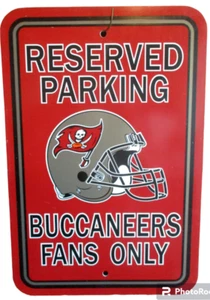 Tampa Bay Buccaneers LOGO 12 x 18 PARKING SIGN ! FAST SHIPPING ! - Picture 1 of 1