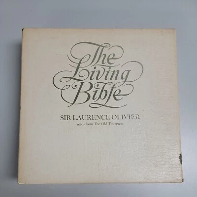 The Living Bible Laurence Olivier reads The Old Testament 12 LP Box Set Mercury - Image 1 of 4