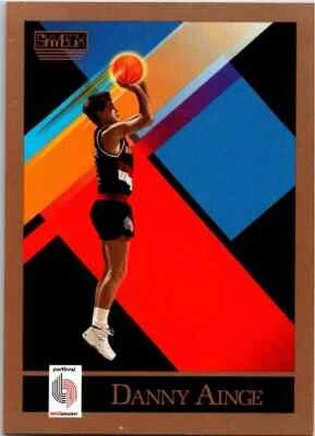 1990 SKYBOX NBA Basketball Card #407 🏀 DANNY AINGE, Portland Trailblazers 🏀 - Image 1 of 2