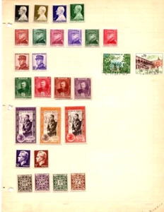 MONACO COLLECTION 52 STAMPS HINGED ON PAGES - Picture 1 of 3