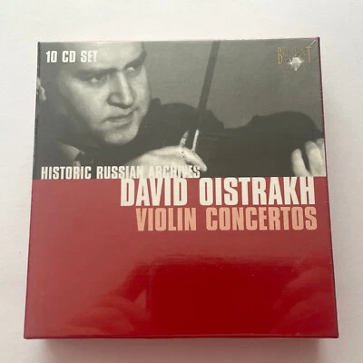 Historical Russian Archives - David Oistrakh Violin Concertos (10 x CD Set) NEW - Image 1 of 2