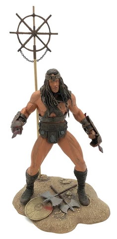 2008 Neca Conan The Barbarian Series 1 Pit Fighter 7" loose and complete Cover