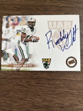 Roddy White 2005 Press Pass Autographs Bronze Auto UAB Falcons