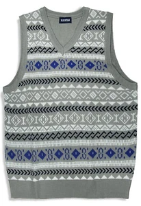 Blue Ocean Boys Jacquard Sweater Vest (SV-670 Boys) - Picture 1 of 8