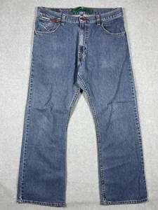 Tommy Hilfiger Herrenjeans 36x32 (36x32) blau Jeans Denim Baggy Y2K breites Bein - Bild 1 von 8