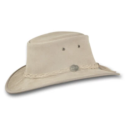 Sombreros Barmah Plegable Ganado Gamuza Cuero Sombrero - Artículo 1061 Foto 1 de 4