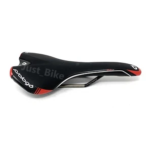 ALL NEW Prologo Nago Evo T2.0 Road Bike Saddle 141 x 275 mm Black Red - Picture 1 of 3