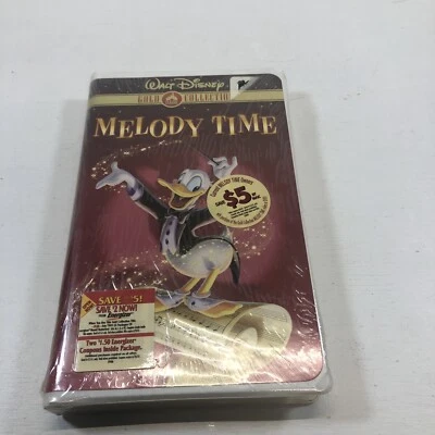 Melody Time VHS (1998) Gold Collection Edition SEALED - Image 1 of 3