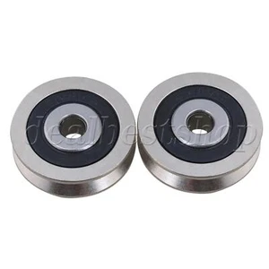 28 Stück Stahl Nut abgedichtete Kugellager Riemenscheibe Rad Rollenführung 6 x 30 x 8 mm - Bild 1 von 9