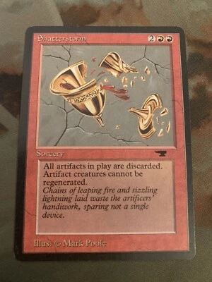 Shatterstorm NM Normal English Antiquities Magic Card MTG Card - Image 1 of 2