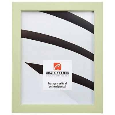 Craig Frames Confeti, Moderno Marco de Madera Maciza Verde Claro Foto 1 de 4