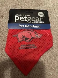 NCAA Arkansas Razorbacks Pet Bandana S/M NEU!!! - Bild 1 von 1