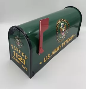 U.S. Army Custom Mailbox, Personalized gift for Dad - Picture 1 of 18