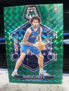 2023-2024 Panini Mosaic #248 Dereck Lively II RC Green Mosaic Prizm SP Mavericks - Picture 1 of 4