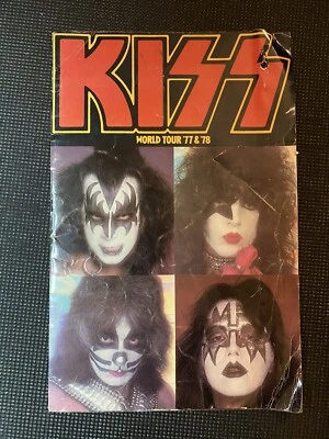 Programa de conciertos KISS '77 y '78 World Tour - Un solo dueño tiene daños - Ver fotos Foto 1 de 4