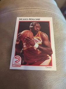 1991 NBA Hoops #2 Moses Malone Atlanta Hawks - Picture 1 of 2