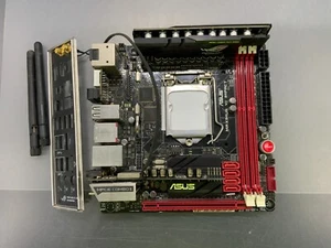 ASUS MAXIMUS VI IMPACT DDR3 LGA 1150 Mini ITX motherboard + 2 Antennas - Picture 1 of 9
